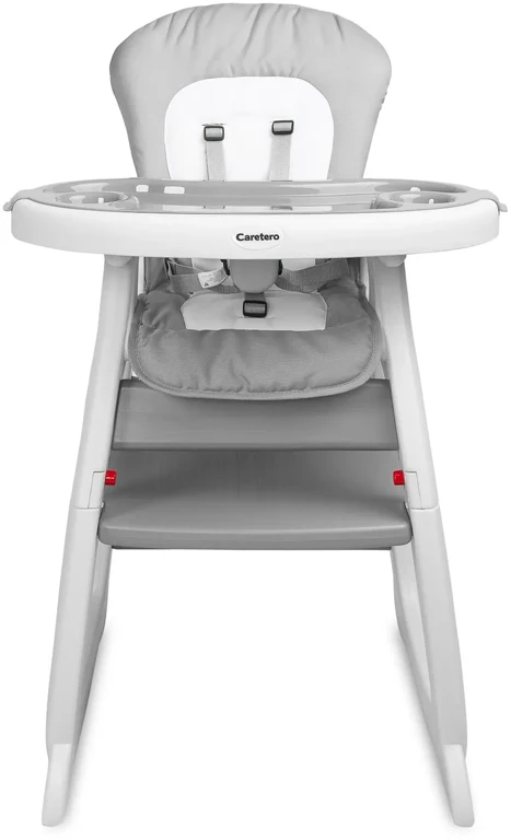 Дитячий стільчик для годування Caretero Homee Grey